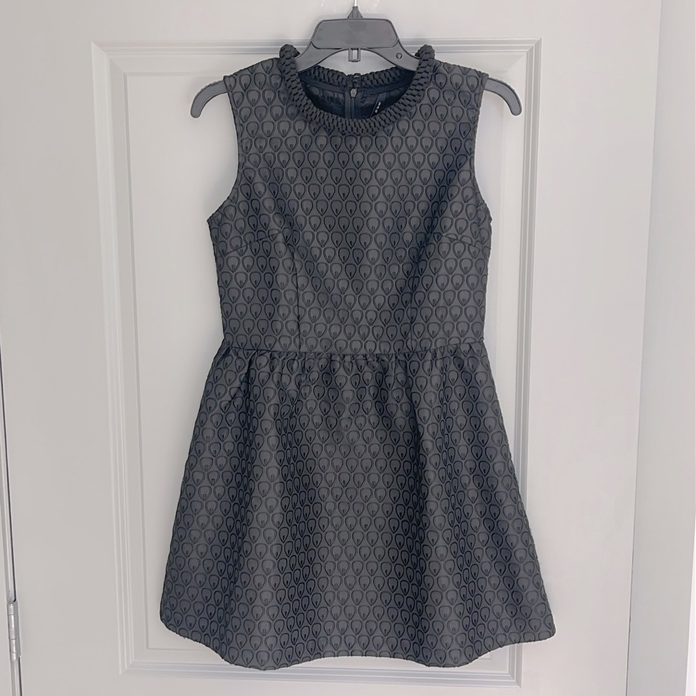 San Joy Black Sleeveless Mini Skater Dress Perfect for Evening Wear, Size S to M